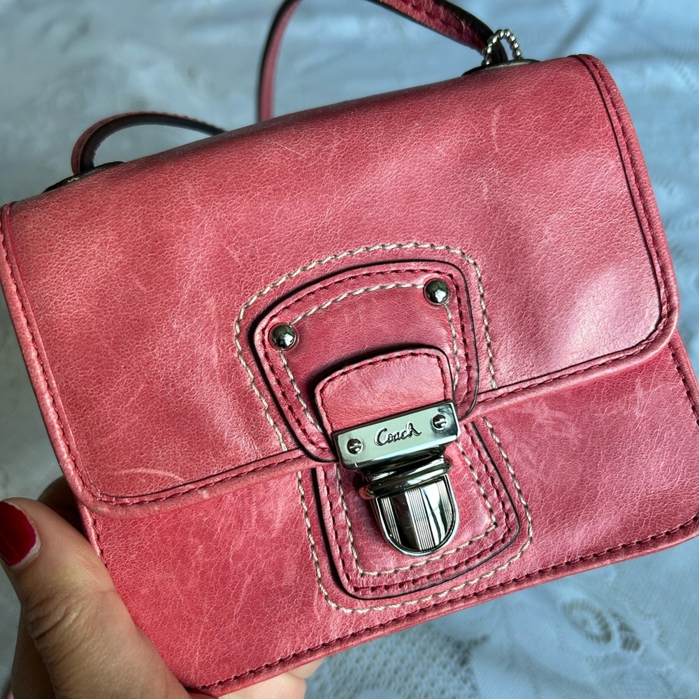 COACH Pink Crossbody Bag